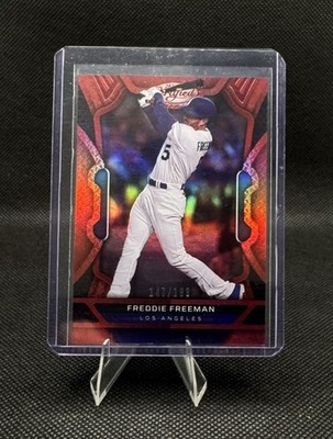 2022 Panini Chronicles #44 Freddie Freeman Certified Red #/199 Dodgers