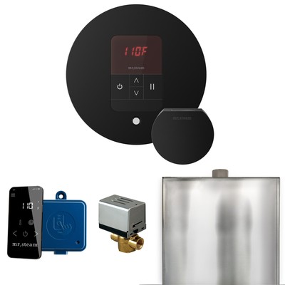 Mr Steam Basic Butler Steam Ctrl-Pkg w/Rnd iTempo Ctrl-Steamhead-Matte Blk