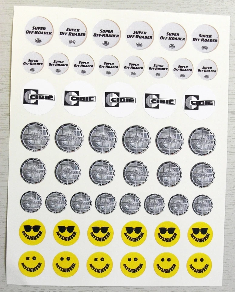 RC Rock Crawler SPOTLIGHT stickers decals to fit HPI Axial Traxxas etc