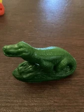 Vintage Milwaukee County Zoo Alligator souvenir mold, A rama wax blow mold.