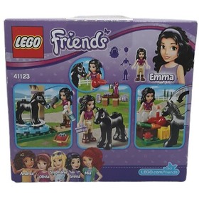  LEGO #41123 Friends Foal's Washing Station Set w/Emma Toy NIB Sealed 77 Pieces