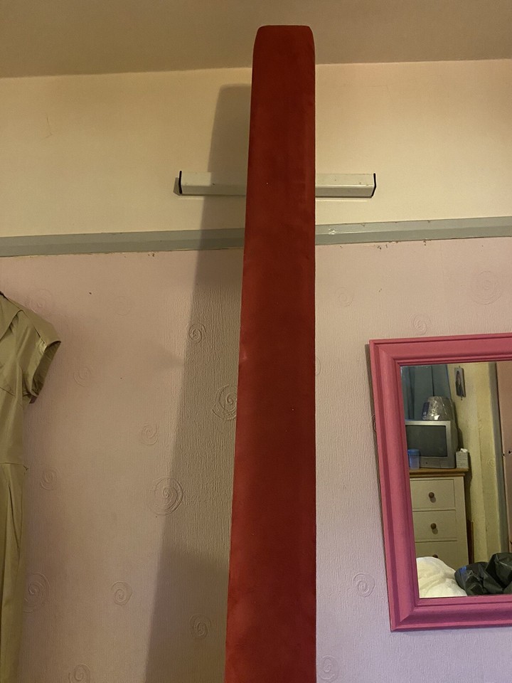 Slim Gym gymnastics balance beam pink great used condition 8ft long eBay