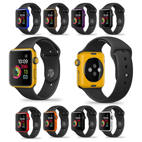 Skin Wrap Adhesivo Para Reloj De Apple 1 2 3 4 serie 38 40 42 44mm - 2 Pack  Set | eBay