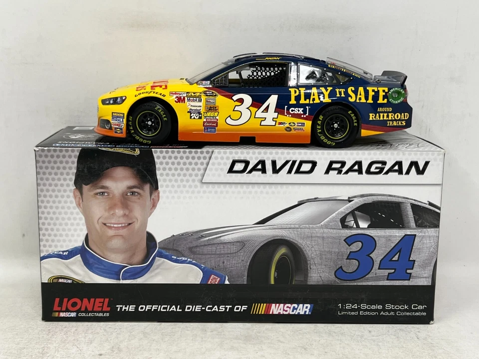 Lionel Racing Nascar #34 David Ragan CSX 2013 Ford Fusion diecast 1:24 Foto 2 de 4