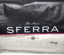SFERRA King Blanket Made in Portugal Luxury Bedding 100% Cotton St. Moritz 11200