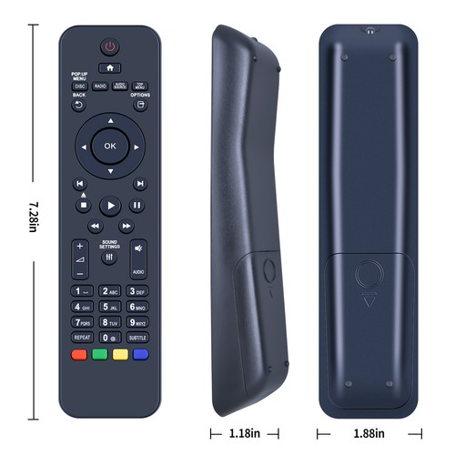 Replacement Remote Control For Philips 5.1 Home theater HTS3563/98 HTS5563 - Picture 5 of 9