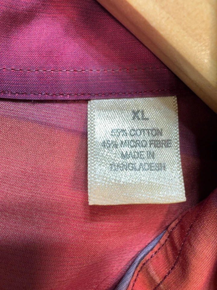 Mine Mens Button Down Shirt Long Sleeve Size XLColorful Lightweight Casual - Image 4 of 4