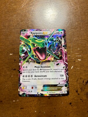 Pokemon Rayquaza EX XY66 Promo Oversized Jumbo Holo Foil Pokémon