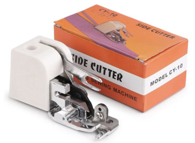 Universal Seitenschneider Fuß Overlock Nähfuß Nähmaschinenaufsatz Neu