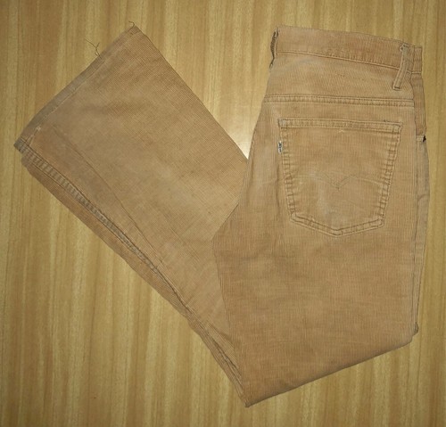 Levi's, VTG 1960s/70's Levi's 517 Corduroy Pants 31x29 White Tab Beige Boot/Flare Talon