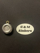 80 1oz River Coin Sinkers Fishing Weights.  Top Quality lead.  Made In The USA