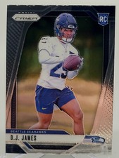 2024 PANINI PRIZM D.J. JAMES ROOKIE FOOTBALL CARD SEATTLE SEAHAWKS NFL 322 dj rc