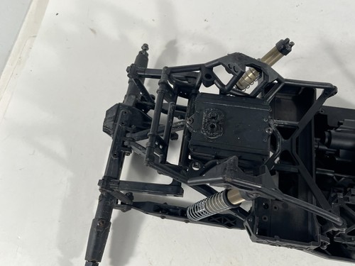 Axial Yeti 380 1/10 4x4 RC Rock Racer Roller Slider Chassis Bashed, See Images - Picture 13 of 24