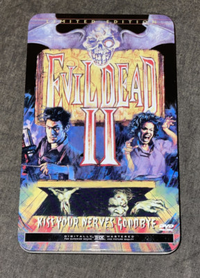 Evil Dead II Anchor Bay DVD LIMITED EDITION STEEL BOX, NUMBERED