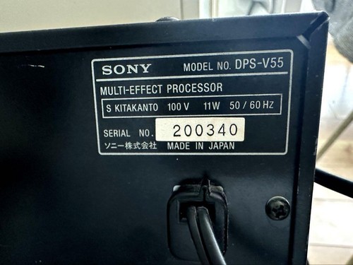 Sony DPS-V55 Multi Effects Processor Used - Picture 7 of 10