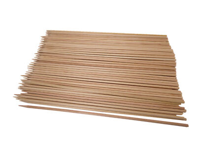 100 Holzspieße 20cm Schaschlikspieße Ø 3mm Schaschlikstäbe Grillspieße TIB Heyne