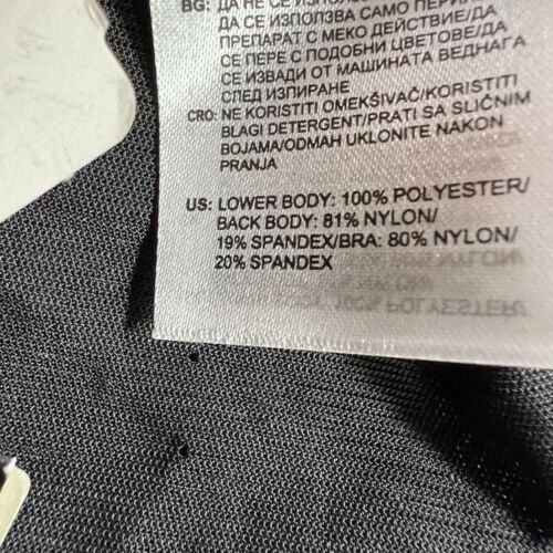 Adidas Tank Top Womens Medium Black Yellow Climacool Built in Bra Workout New - Picture 11 of 13