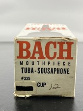 Bach Tuba-Sousaphone Mouthpiece 12 Cup Vintage 1970's Brass, OPEN BOX ORIGINAL