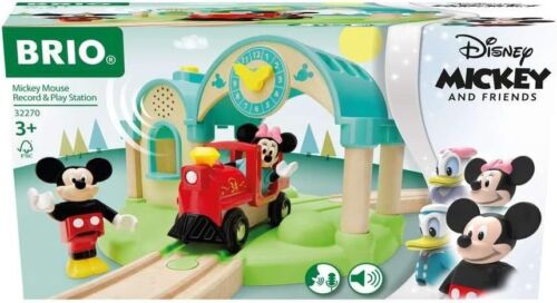 Brio 32270 Disney Mickey and Friends: Mickey Mouse Record & Play Station NIB - Afbeelding 1 van 1