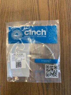 CINCH 73-7790-1 - CAT5E MOLDED PATCH CABLE - GRAY - 1 FOOT - 24AWG - 10 PACK