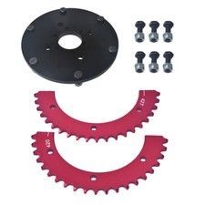 Black Split Sprocket Adapter 420 42T For Predator 212cc 196cc 420cc 389cc 301cc