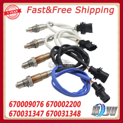 Set of 4 Oxygen Sensor for Maserati Ghibli Quattroporte 2014-2017 3.0L V6 Turbo
