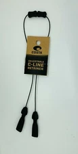 Costa Del Mar C-Line Adjustable Eyewear Leash NEW - strap, retainer, black