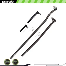 New 4Pcs Fit For Dodge Ram 2500 3500 Front Inner Outer Tie Rod End Steering Kit