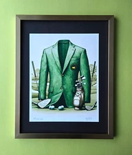 🔥 AIDAN FLUX | Hand Signed Original Print Framed | LtdEd. of 69 COA The Masters