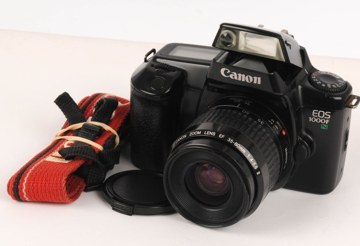 Canon EOS 1000fn 35mm Film SLR Camera Canon 35-80mm Lens (1805G)