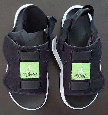 NEW Size 11 Air Jordan LS Slide Sandals Men's Black White Green Nike  CZ0791-002 | eBay