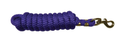 Hy Equestrian Plaited Lead Rope 3m Leadrope With Quality Trigger Clip AllColours - Picture 12 of 14