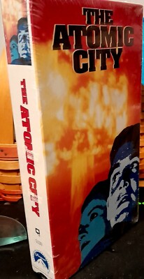 vhs new ATOMIC CITY '52/'92 1st Printing SEALED Paramount WATERMARKS Gene Barry