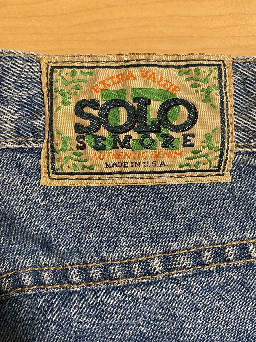 パンツ Solo semore 90's SOLO SEMORE デニムバギーパンツ | 古着屋 Boogie