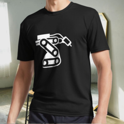 New Shirt KUKA Robot Arm (white)  Logo Active T-Shirt Funny Size S to 5XL