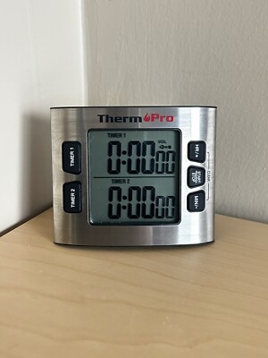 ThermoPro Digital Kitchen Timer   Dual Countdown Stop Watch
