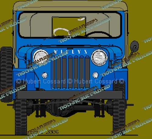 CANVAS SOFT TOP FOR JEEP WILLYS CJ3B 1953-1968 WITH DOOR COVERS|DOOR SKINS - Picture 15 of 15