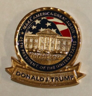 ドナルド・J・トランプ大統領 支援部隊 MAGA チャレンジ コイン President Donald J. Trump #45, Make America Great Again MAGA