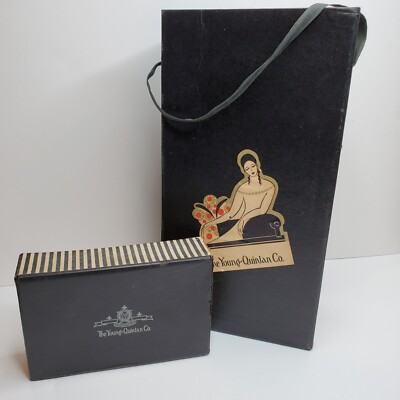 RATEAU Design Art Deco Label Young Quinlan Co. Rothschild Mpls MN Shoe Box