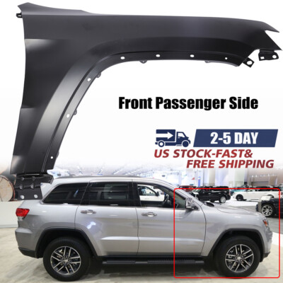 Front Right Passenger Side Fender For 2011-2021 Jeep Grand Cherokee Primed Black