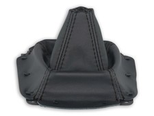 SCHALTMANSCHETTE FÜR MAZDA MX5 MX-5 NB 1998-2005 SCHALTSACK NATURLEDER SCHWARZ