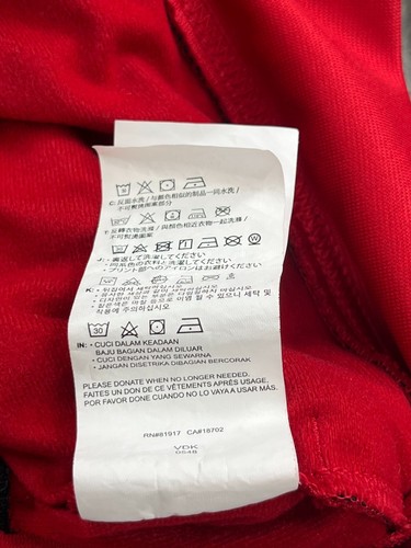 Air Jordan Zip-Up Sweatshirt Boy S (8-10Y) Red/Black Colorblock Jumpman RN#81917 - Picture 8 of 9