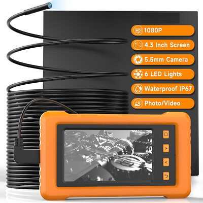 KZYEE Industrie KFZ Endoskope mit 5.5mm Durchmesser 1080P HD Inspektionskamera