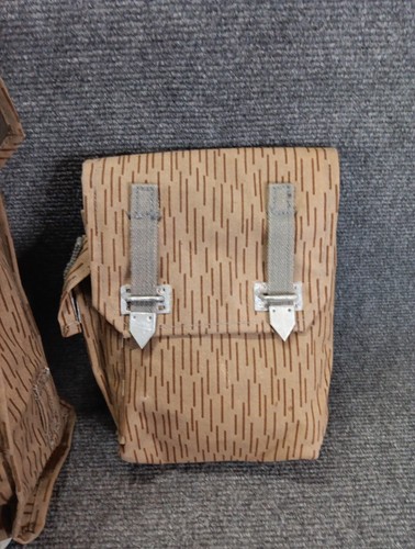 Vintage German-East Backpack Cold War Military Combat Rain Rucksack and Pouch - Picture 3 of 17