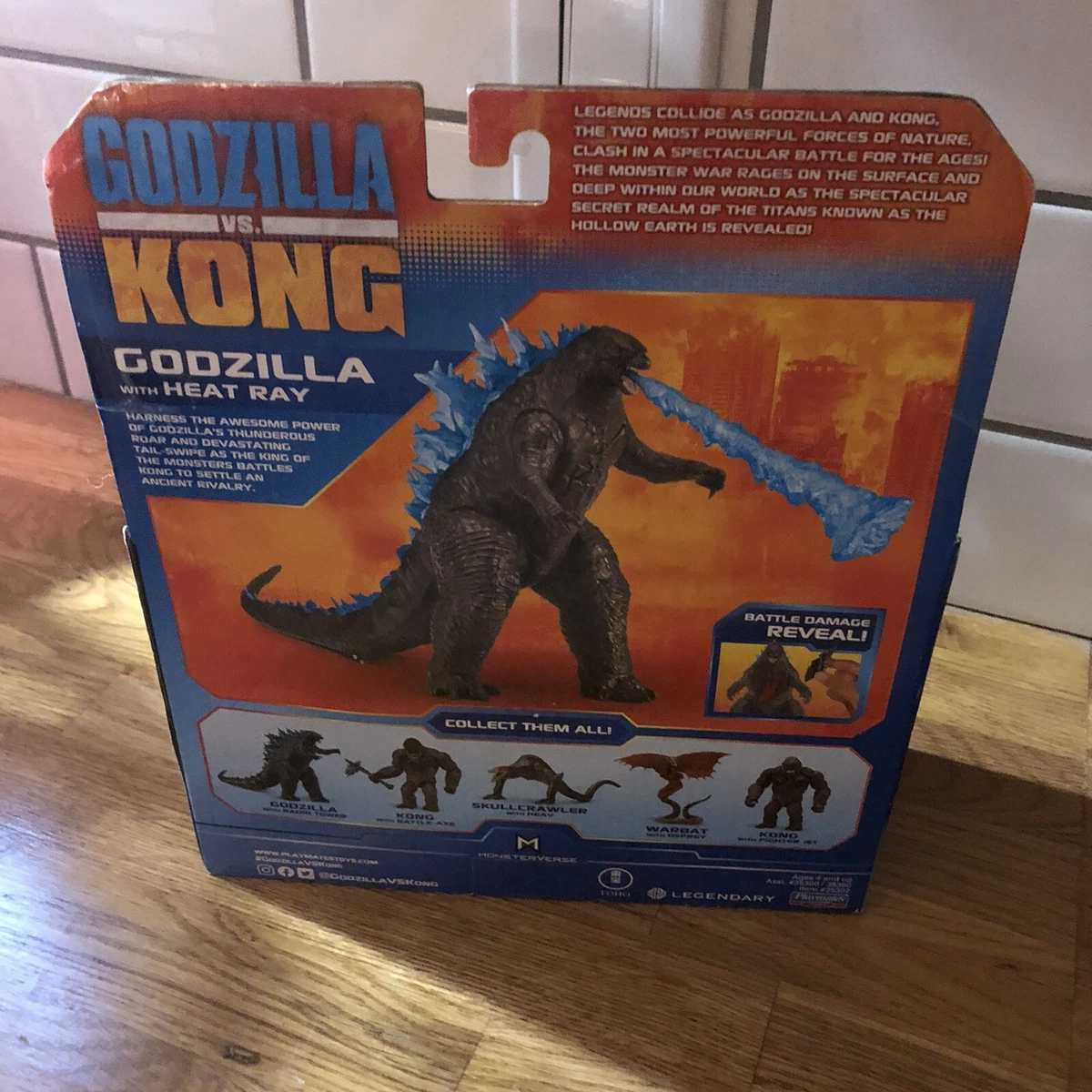  MonsterVerse Godzilla vs Kong 6 HK Battle Godzilla w/Heat  Ray,Multicolor,MNG12000 : Video Games