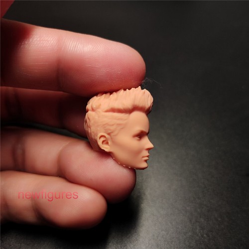 1:18 Punk Emma Dumont modelo escultura de cabeza para cuerpo de figura de acción femenina de 3,75 pulgadas - Imagen 2 de 6