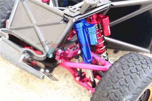 GPM Alum Front L-Shape Piggy Back Damper 135mm Azul : Unlimited Desert Racer - Imagen 2 de 3