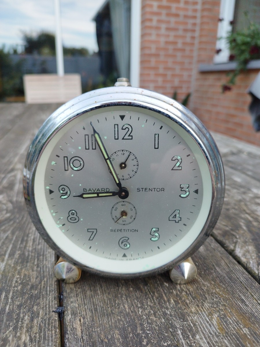ANCIEN REVEIL JAZ Modele Silentic Art Deco 1950 Fonctionne EUR 19,00 - FR