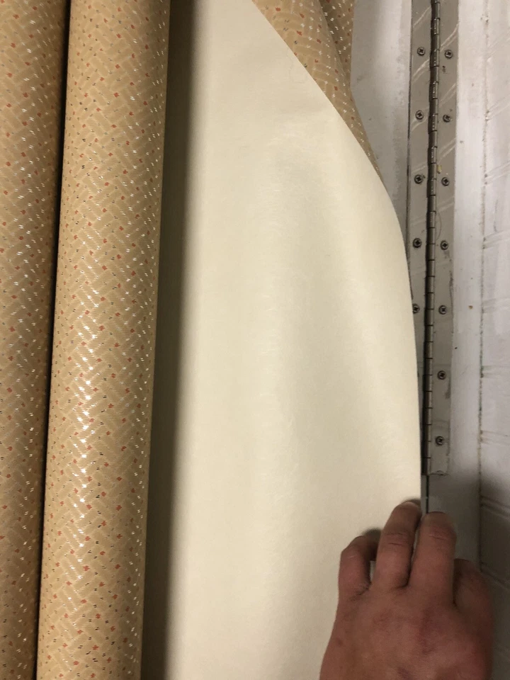 Papel Pintado Original Vintage ART DECO Tela Vinilo Revestimientos de Pared Brillo Foto 4 de 4