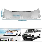 For Ford E350 E450 Super Duty Windshield & Side Window Sun Shade UV Block Cover